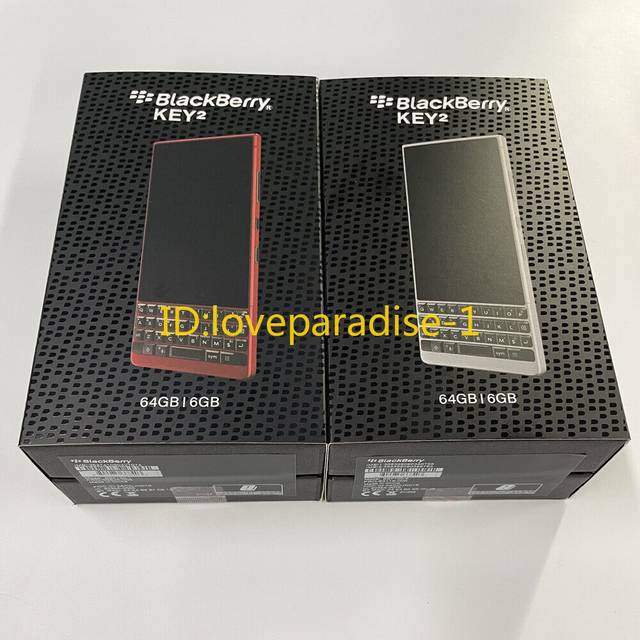Sealed boxed blackberry key2 64gb (black) unlocked