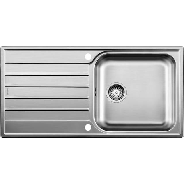 Livit 100 x 50cm Inset Kitchen Sink - Silver (530mm L X 500mm W)