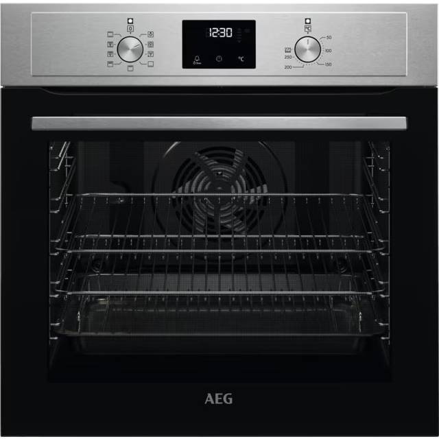 AEG BEX33501EM 72L Built-In Electric Single Oven - Stainless Steel - A Rated