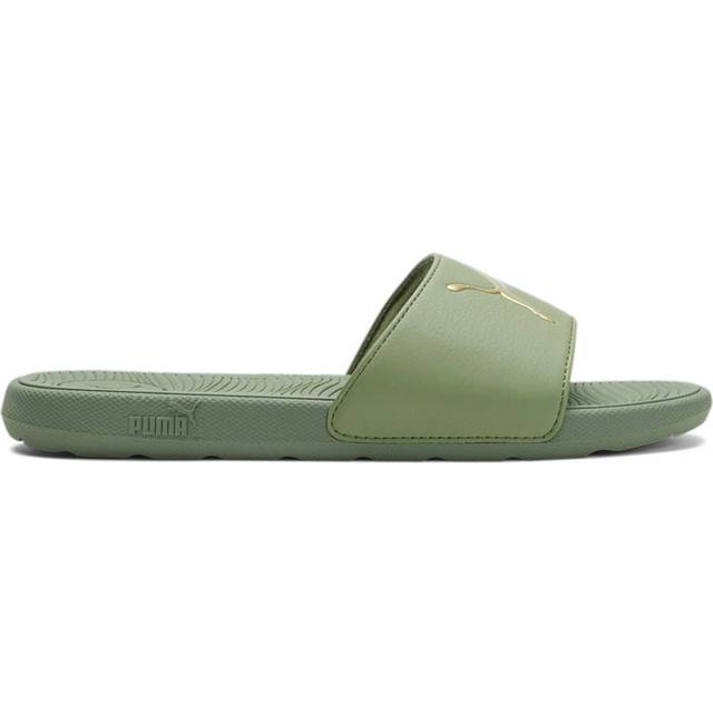 PUMA Women's Cool Cat 2.0 Slide Sandal  Sport-Olivine Gold  9