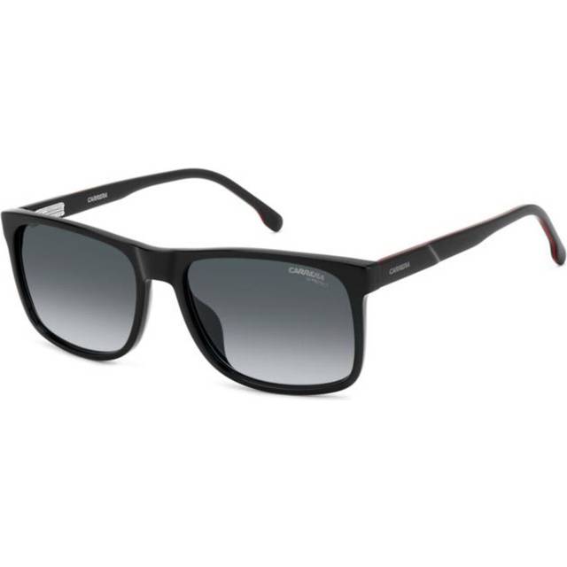 Carrera Man C FLEX 01/G/S OIT/9O Sunglasses Acetate Black Grey Squared Normal Shaded