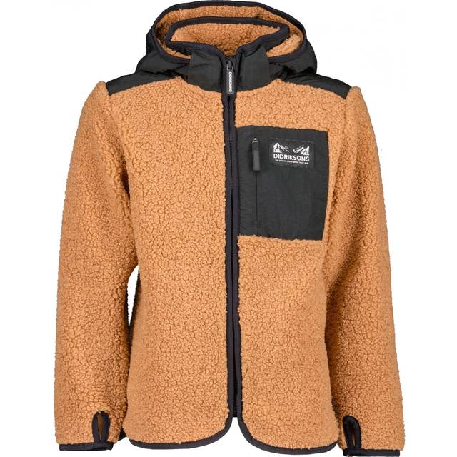 Didriksons Kid's Exa Full-Zip 2 Fleecejacka Barn Storlek 100 Färg orange