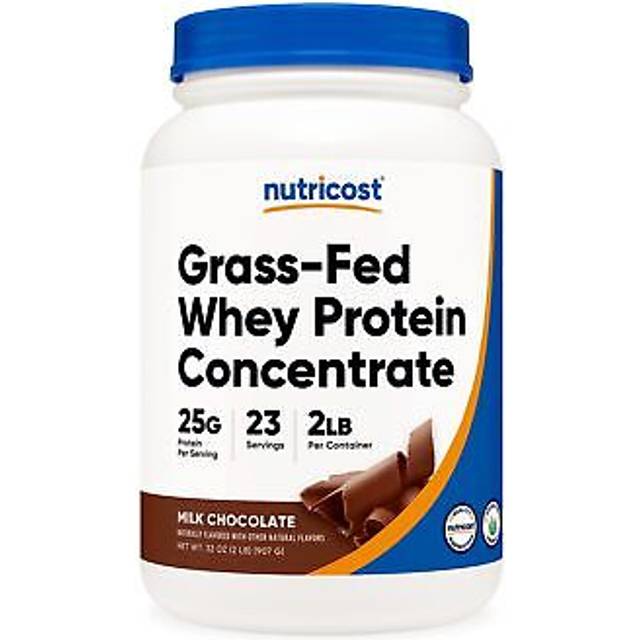 Nutricost  Grass-Fed Whey Protein  Milk Chocolate   2 lb (907 g)