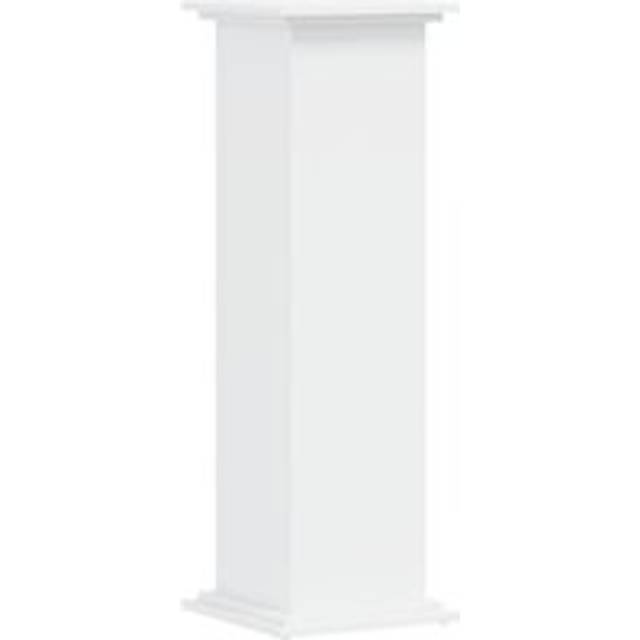 vidaXL Plant Stand White 33x33x100 cm Engineered Wood