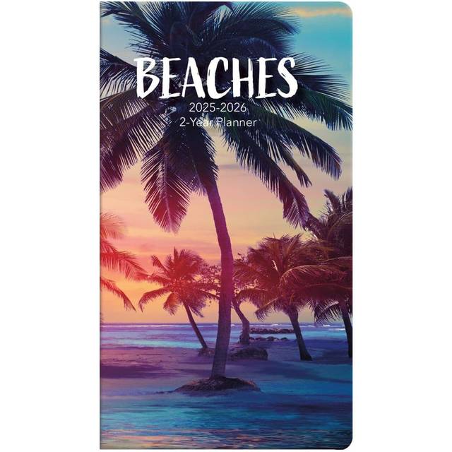 Beaches 2 Year 2025 Pocket Planner