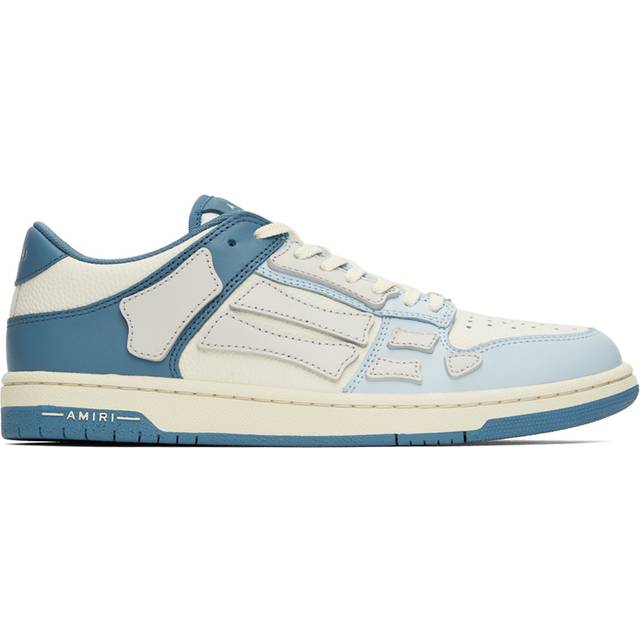 AMIRI Blue Skel-Top Low Sneakers - Blue White Blue - IT 48