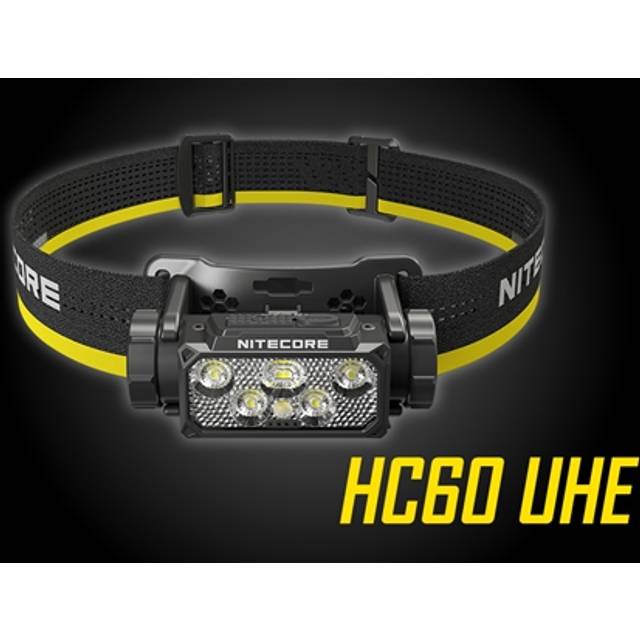 Nitecore HC60 UHE flashlight Black, Yellow Headband flashlight LED