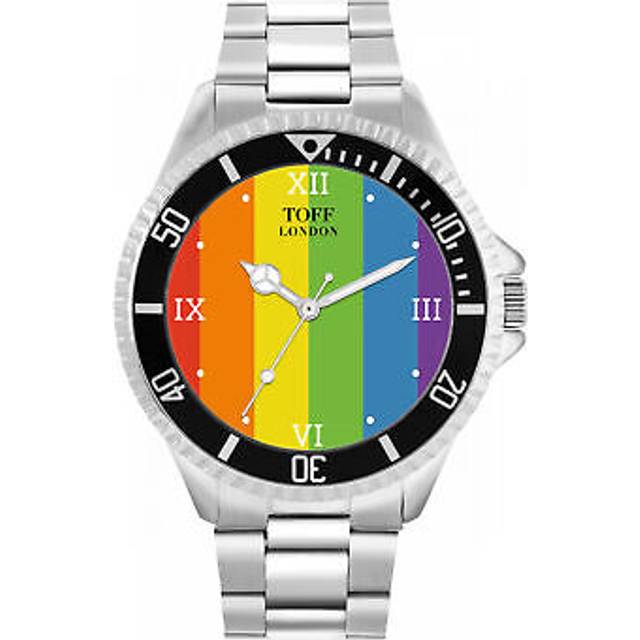 Toff london tlwl-159 42mm pride vertical roman numerals watch