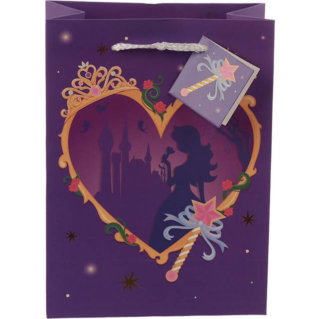 Birthday princess enchanted kingdom gift bag - medium girl female quality