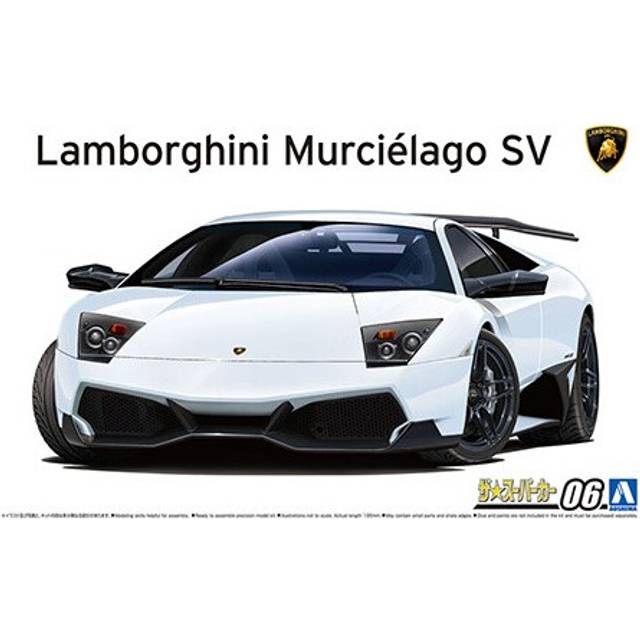 Aoshima 05901 Lamborghini Murcielago Lp670-4 Sv '09 1:24 Model Car Kit