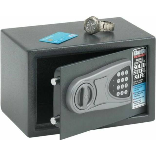 Security safe small digital electronic. solid & robust steel office or home safe