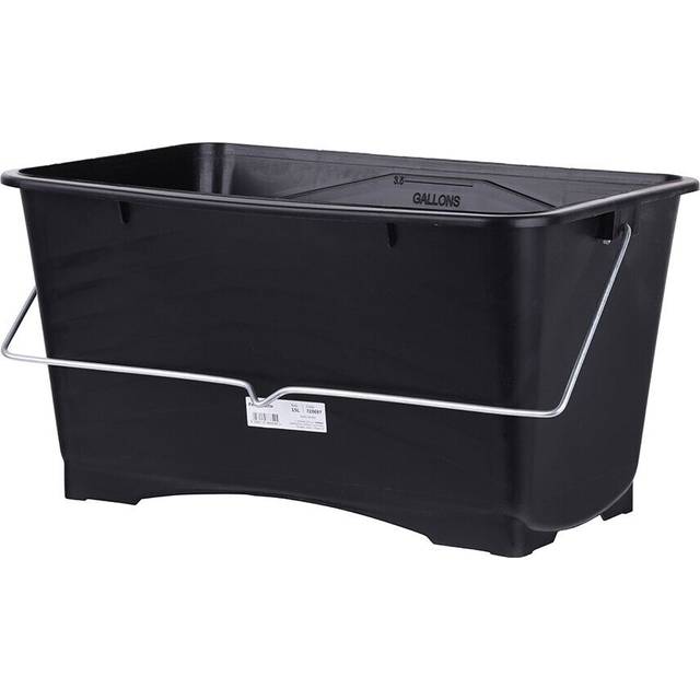 Timco paint scuttle strong durable plastic bucket roller measure scale 5-2.5l