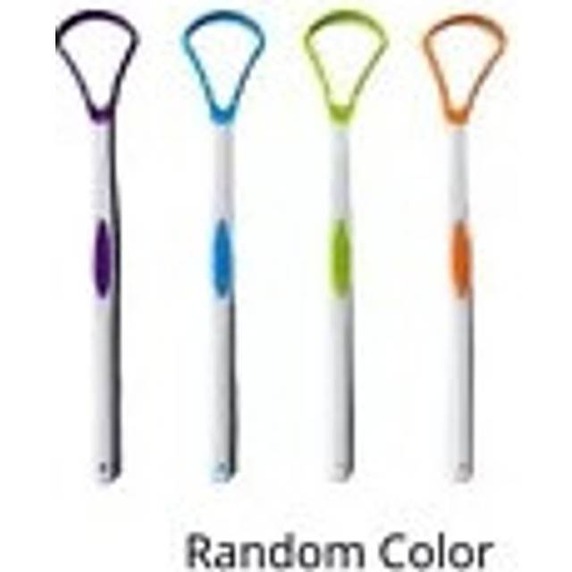 2x Tongue Scraper Cleaner Brush Handle Floss Tounge Cure Bacteria