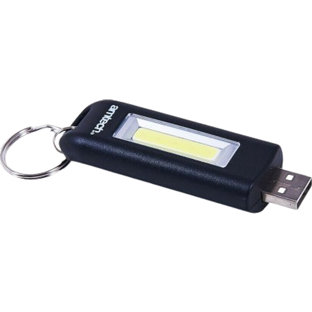 Usb rechargeable led sos flashlight mini keyring super bright flashing torch
