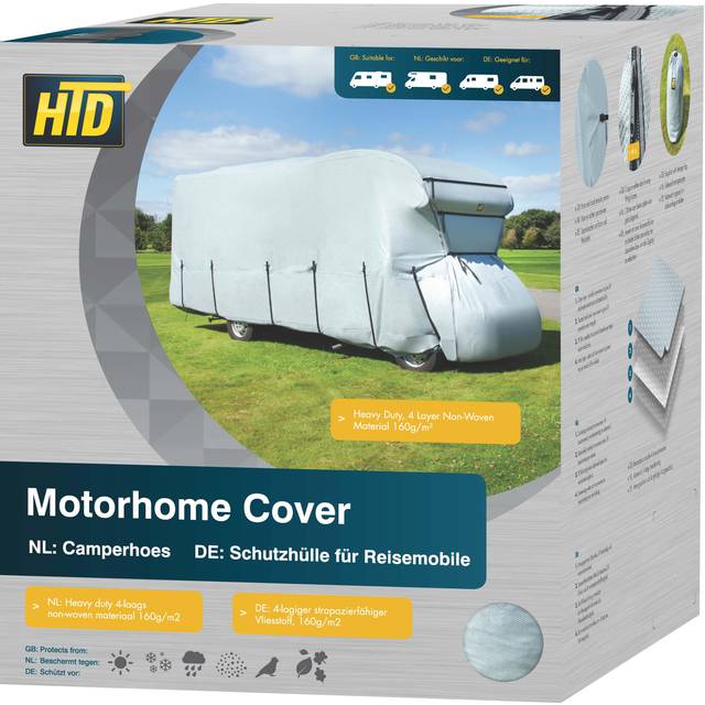 Motorhome Cover 550 - 600Cm, 240Cm Wide Grey