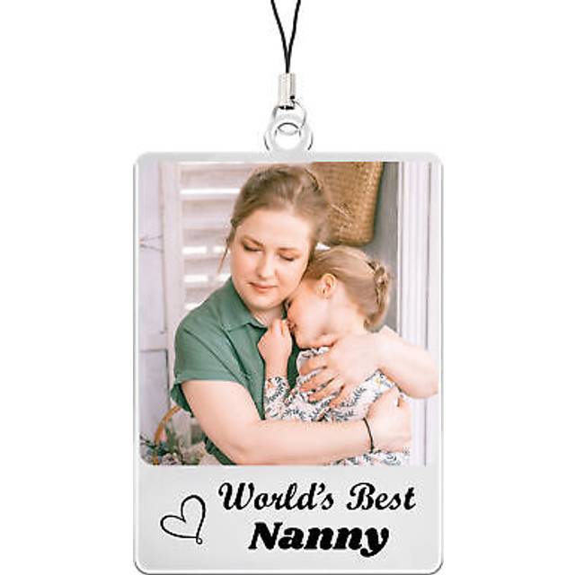 Personalised nanny keyring gift for nanny birthday christmas gift for her