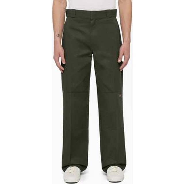 Dickies Men's Loose Fit Double Knee Work Pants  Olive Green