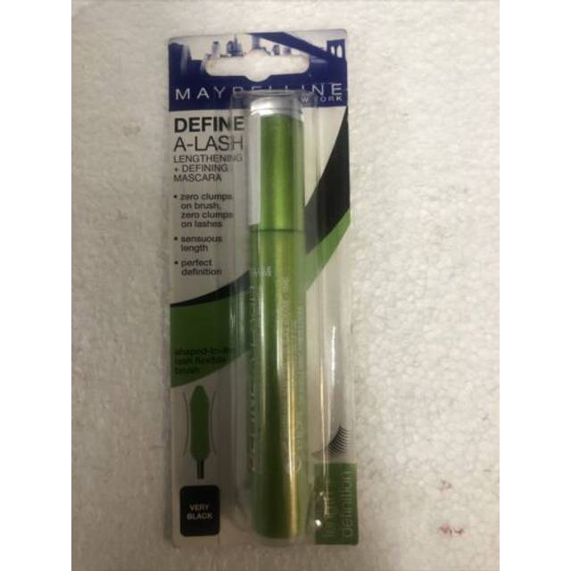 Maybelline mascara define a lash very black zero clumps 6.5ml rare