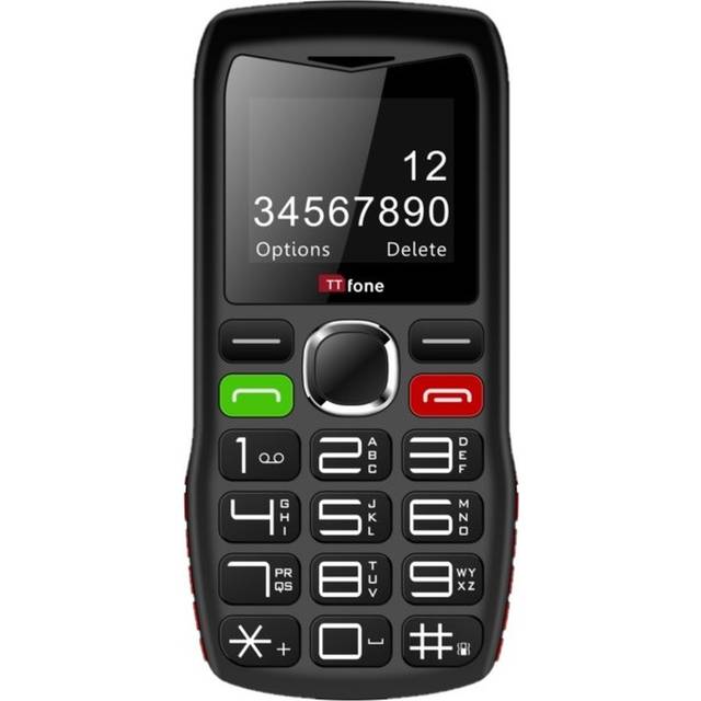 TTfone TT880 Easy-to-Use Big Button Mobile with O2 Pay As You Go SIM, USB C Cable