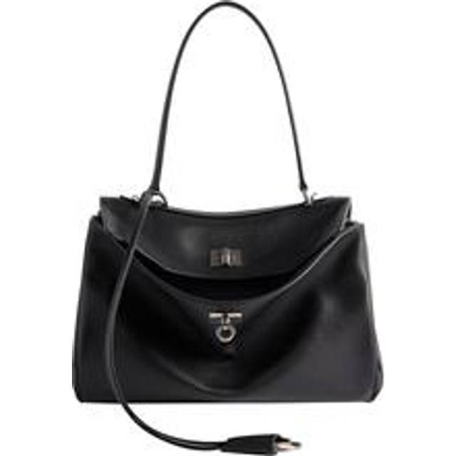 Balenciaga Women's Leather Small Rodeo Handbag in Black | 7897792AA4U Color 1000 (One Size)