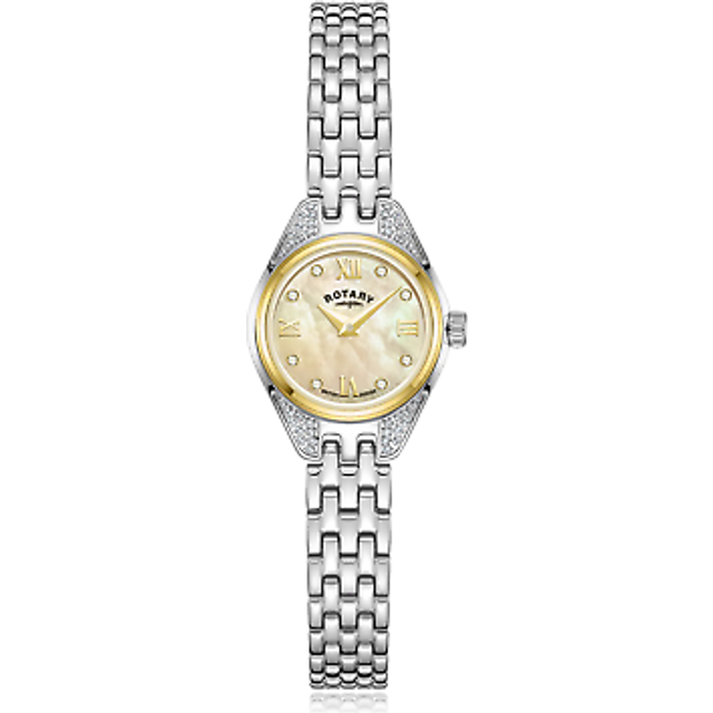 Rotary Women's Traditional Cocktail Roman Numeral Bracelet Strap Watch