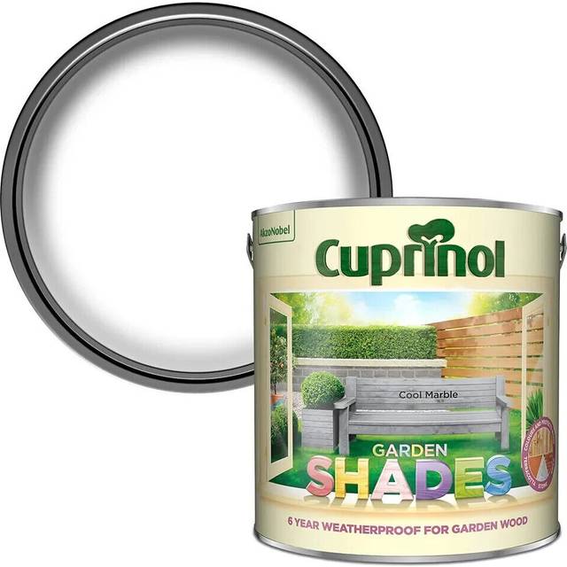 Cuprinol garden shades furniture sheds fences wood paint cool marble 2.5l