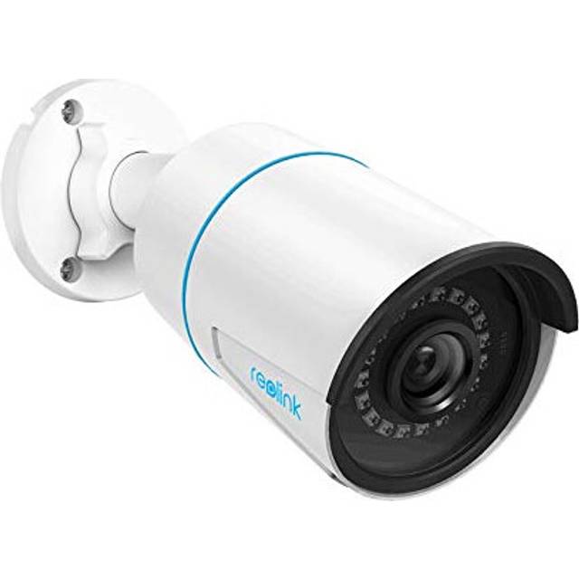 5MP PoE CCTV Camera with Human/Vehicle Detection, IR Night Vision Waterproof Outdoor Security IP Camera, Time Lapse, Audio Recording, RLC-510A