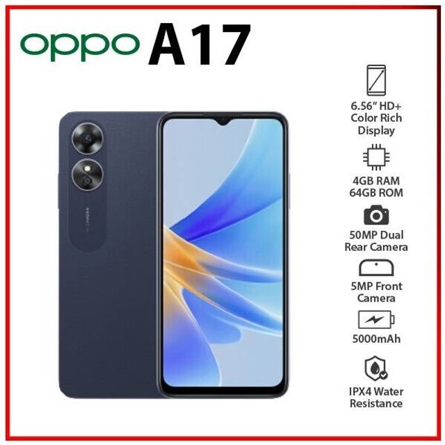 Sealed boxed oppo a17 64gb (black ) unlocked