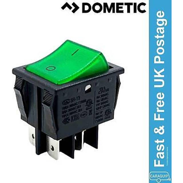 Dometic Electrolux Fridge Switch Illuminated Green 230v Caravan 292627410