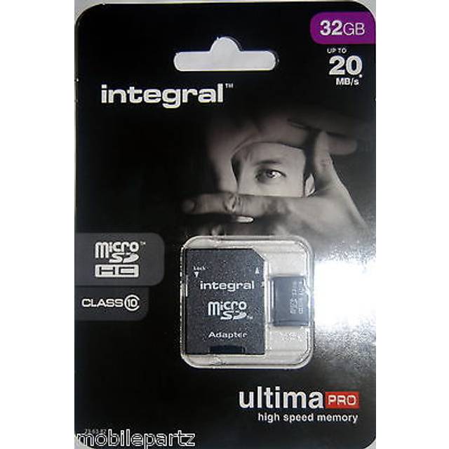 Integral 32gb Class10 Microsd Memory Card For Smartphones Cameras & Gopro Hero