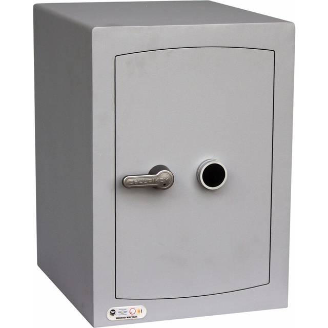 Cash Vault with Standard Key Lock 532h x 374w x 426d mm with 2 Shelves