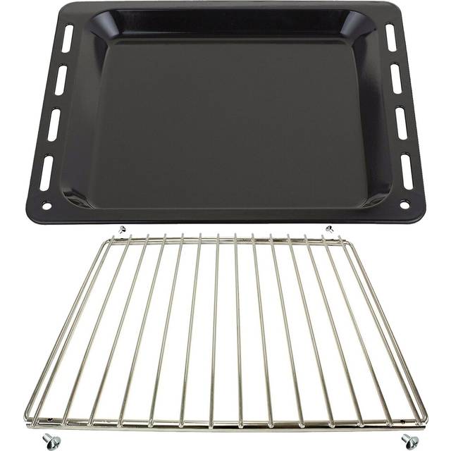 Baking tray + extendable shelf for hotpoint ariston indesit oven cooker locking