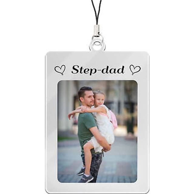 Special gift for step dad personalised keyring for step dad birthday christmas