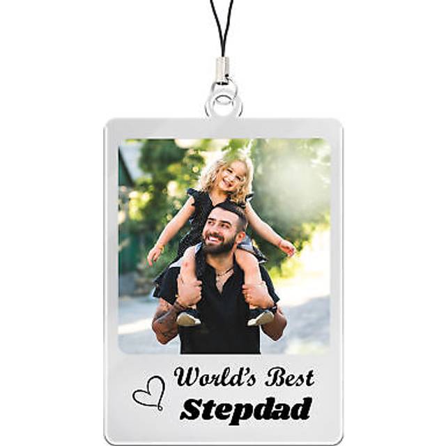 Best stepdad keyring gifts personalised keyring gift for step dad birthday gifts