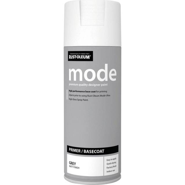 Rust-oleum primer basecoat furniture kitchen aerosol spray paint grey matt