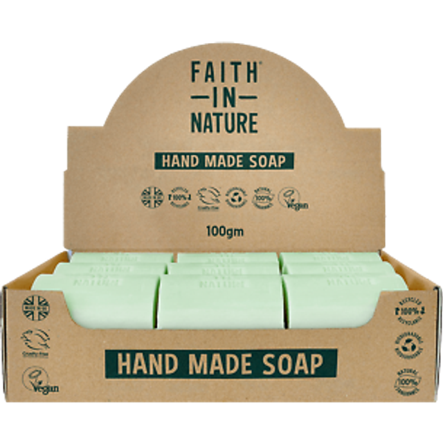 Faith in nature rosemary soap unwrapped 18 box