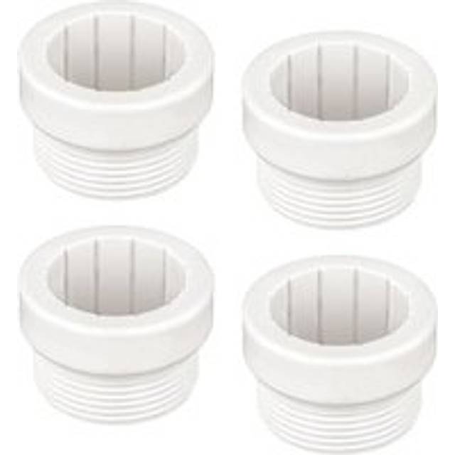 Alwaysh - 4pcs Pool Umbrella Stabilizer Adapter, Threaded Pool Umbrella Sleeve Umbrella Pole Stabilizer for Inserting 4.45cm Umbrellas Outdoor Patio