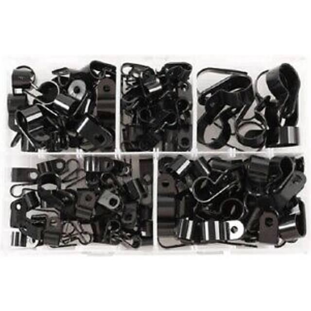 Assorted Nylon p Clips Box 160pc 35008 - Connect