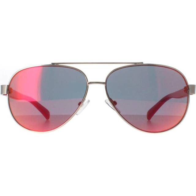 Calvin Klein Aviator Unisex Pink Mirrored R358S Metal - One Size