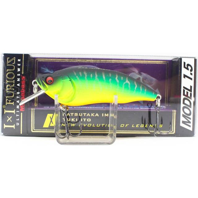 Megabass I X I Furious 1.5 64 mm 1/4 oz Floating Lure Mat Tiger (2444)