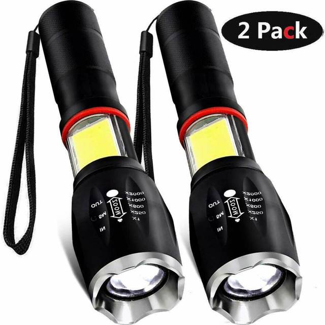 Flashlight, LED Torch Light Adjustable Focus Tactical Emergency Torch