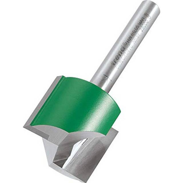 Trend c032cx1/4tc two flute straight cutter 24mm dia. x 19mm cut