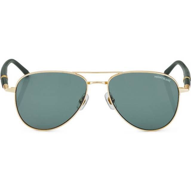 Montblanc Squared Aviator Sunglasses - One size