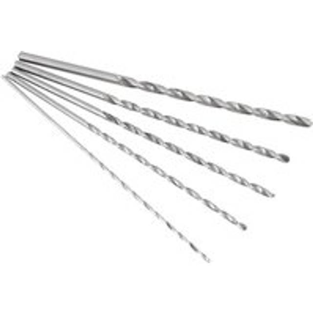 Dewin - 5Pcs 160mm Extra Long Twist Drill Bit High-Speed Steel Straight Shank Tool Sets 2-5 mm