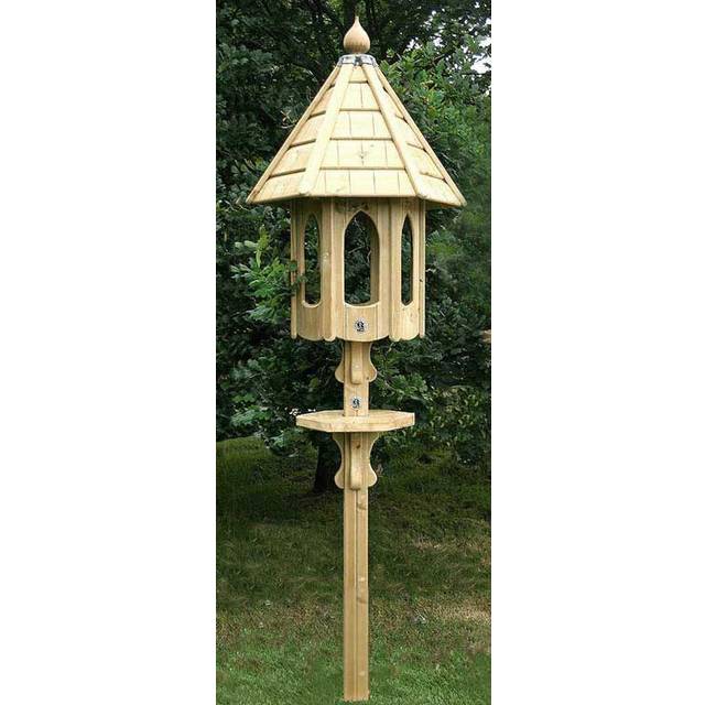 Southwold Natural Bird Table - Pressure Treated Pine - H225 cm