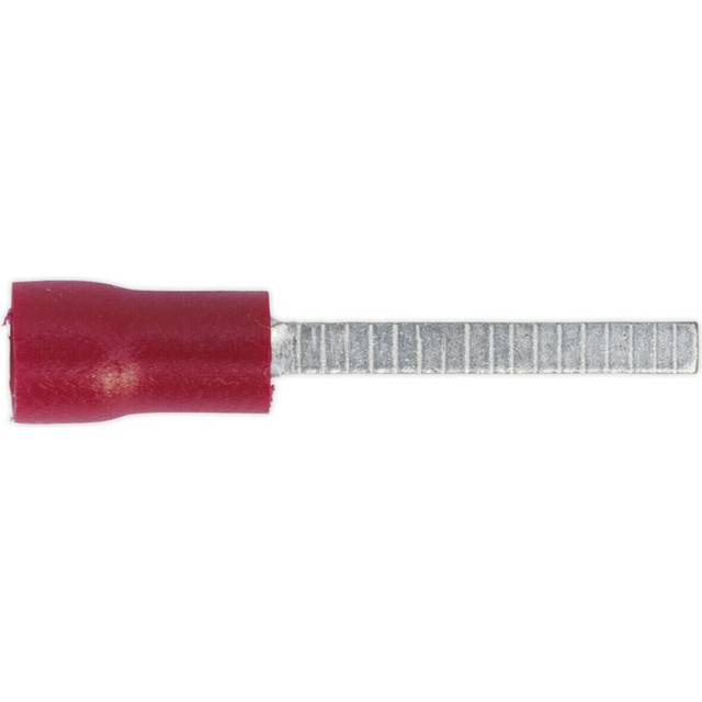100 PACK Blade Terminal - 18 x 2.3mm - Suitable for 22 to 18 AWG Cable - Red