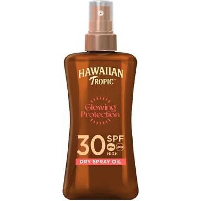 Hawaiian tropic glowing protection sunscreen dry oil spf 30 200ml