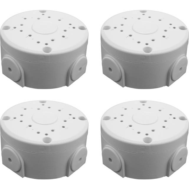 Universal Security Camera Junction Box Mount Bracket,Outdoor Use Waterproof Wall Ceiling Cable Base Boxes