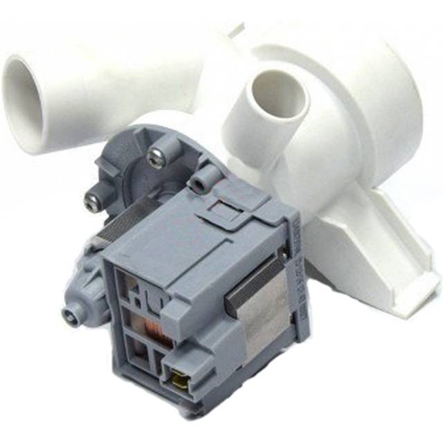 Hoover genuine askoll washing machine complete drain pump outlet & housing