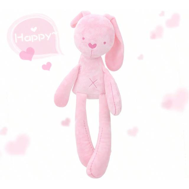 SHEIN 1pc Baby Doll Plush Rabbit Doll, Soft And Comforting, Suitable For Children&#39;s Gifts